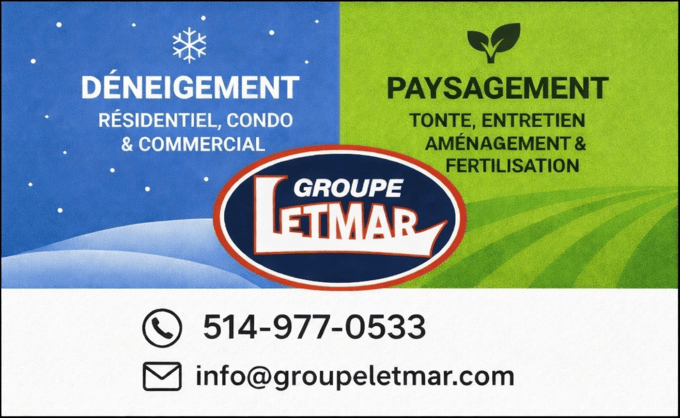 Groupe Letmar — déneigement et paysagement